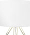 MARONI - Tafellamp - Wit - Metaal