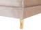 MARQUISE - Tweepersoons boxspring - Beige - 160 x 200 cm - Fluweel