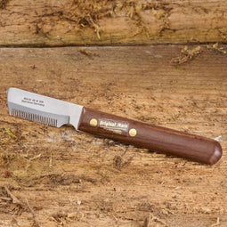 Mars Coat-King Solingen Trimmer - Klassieke Roestvrijstalen Trimmer met Houten Handgreep - Dun en Middelmatig Haar