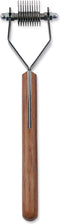 Mars Coat-King Uitdunkam voor Dieren - Mini Fijn - 1.5 mm - 10 Messen - FSC Houten Handvat