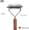 Mars Coat-King Uitdunkam voor Dierenvachten - Super Fijn 0.8 mm - 20 Messen - FSC Houten Handvat