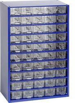 MARS Svratka Werkplaatsmagazijnkast (b x h x d) 306 x 460 x 155 mm Aantal vakken: 50 Vaste onderverdeling 1 stuk(s)