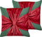 MARSHMALLOW - Sierkussen set 2 - Groen/Rood - 45 x 45 cm - Fluweel