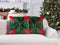 MARSHMALLOW - Sierkussen set 2 - Rood/Groen - 45 x 45 cm - Fluweel