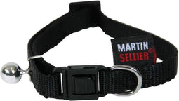 Martin Kattenhalsband Nylon Uni Zwart
