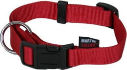 Martin Sellier Halsband Basic Nylon Rood