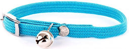 Martin Sellier Halsband Kat Elastisch Nylon Turquoise 30X1 CM
