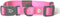 Martin Sellier Halsband Nylon Roze Verstelbaar
