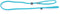 MARTIN SELLIER | Retrieverlijn Nylon Rond Turquoise