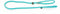 MARTIN SELLIER | Retrieverlijn Nylon Rond Turquoise