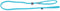 MARTIN SELLIER | Retrieverlijn Nylon Rond Turquoise