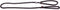 Martin Sellier Retrieverlijn Nylon Rond Zwart 13 MMX180 CM