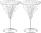 Martiniglas, 0.25 L, Set van 2, Organic, Transparant - Koziol | Club No. 12