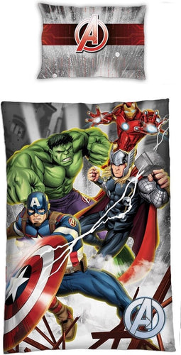 Marvel Avengers Dekbedovertrek Lightning - 140 x 200 cm - Polyester