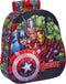 Marvel Avengers Rugzak, 3D Hero - 33 x 27 x 10 cm - Polyester