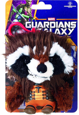 Marvel Guardians of The Galaxy Rocket Mini Pluchen Sleutelhanger met Geluid – 12x8x6cm | Bagclip Knuffeltje | Superhelden Speelgoed