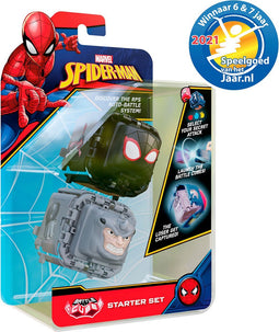 Marvel Spider-Man Battle Cube - Miles Morales VS Rhino - Battle Fidget Set