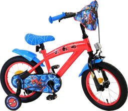 Marvel Spider-Man Kinderfiets - Jongens - 14 inch - Rood/Blauw