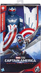 Marvel Studios Captain America Brave New World, Deluxe Captain America-actiefiguur van 30 cm, schild & accessoires