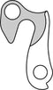 Marwi Derailleurhanger Gh-033 Zilver