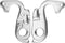 Marwi Derailleurhanger Gh-111 Zilver
