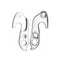 Marwi Derailleurhanger Gh-142 Zilver