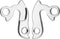 Marwi Derailleurhanger Gh-145 Zilver
