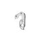 Marwi Derailleurhanger Gh-166 Zilver