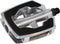 Marwi Pedaalset sp-890 sandblock zwart aluminium zilver