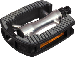 Marwi Sp-821 pedaalset aluminium zilver-zwart antislip bulk