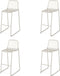 Mase Barkruk metaal stapelbaar - Beige - SET VAN 4