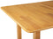 MASELA - Uitschuif eettafel - Lichthout - 90/120 x 60/90 cm - Hout