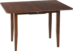 MASELA - Uitschuifbare eettafel - Donkere houtkleur - Rubberhout