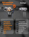 Massagepistool voor Diepe Spiermassage - 30 Instelbare Niveaus - 8 Massagekoppen en LCD-display