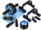 Massager en Krachttraining 6 in 1 Massage Ballen + Buikwiel + Pomp Handvat + Springtouw + Handgrijper + Kniemat Complete Kit voor Fitness Oefeningen