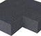 Massief hoek binnen Antraciet 60/60 x 37 x 15 cm