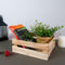 Massief Houten Opbergbox voor Binnen en Buiten, Maat M: L24xB24xH9 cm