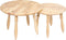 Massief Houten Salontafels, Set van 2 Stuks