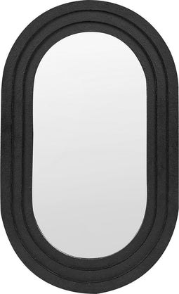 MASSILLY - Wandspiegel - Zwart - 43 x 69 cm - Metaal