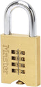 Master Lock Combinatie hangslot 50 mm massief messing 651EURD
