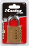 Master Lock Combinatiehangslot geel 40 mm aluminium 604EURD