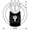 Master Lock Discus hangslot Excell 70 mm roestvrij staal M40EURDNUM