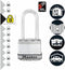 Master Lock Hangslot Excell 45 mm staal 3 st M1EURTRILH
