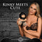 Master Series - Sexy Cadeau - Kinky Knuffel Beer - Vegan Leer - Zwarte en Licht Perzikkleurig