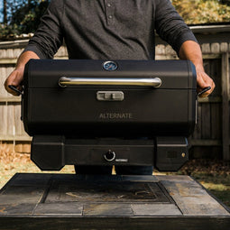 Masterbuilt Draagbare houtskoolbarbecue en -rookoven Barbecue