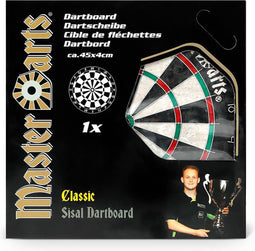 Masterdarts Dartboard Klassiek - Sisal Bord - 45Ø x 4 cm
