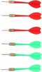 Masterdarts Dartbord tweezijdig - Ø 42 cm - Inclusief 6 pijlen en marker - Rood/Groen