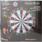 Masterdarts Dartbord tweezijdig - Ø 42 cm - Inclusief 6 pijlen en marker - Rood/Groen