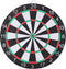 Masterdarts Dartbord tweezijdig - Ø 42 cm - Inclusief 6 pijlen en marker - Rood/Groen