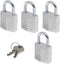 MasterLock 4 Hangsloten, 20mm, O3mm, aluminium